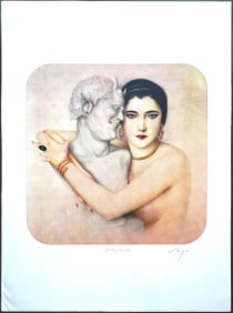 Alberto Vargas "Nita Naldi" Lithograph 1980