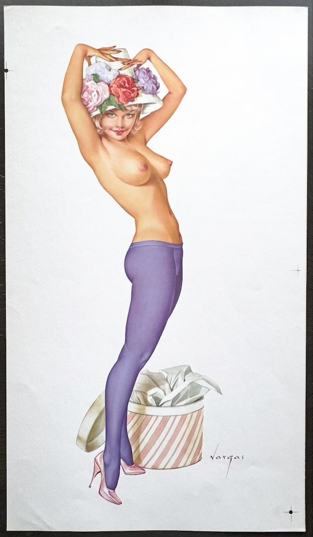 Alberto Vargas "A Playboy Portfolio" Artists proof/edits and shading by Vargas himself! Very Rare! (1 of 10)