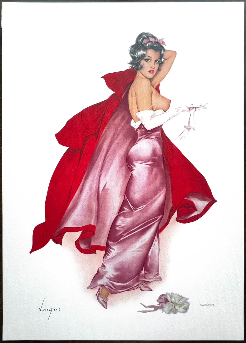 Alberto Vargas "Opening Night" 10/20 Estate: This piece was made by the San Francisco Art Exchange and is one of twenty!