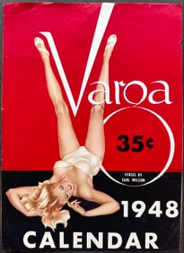 Alberto Vargas Duotone Calendar Cover Edit from Vargas Estate