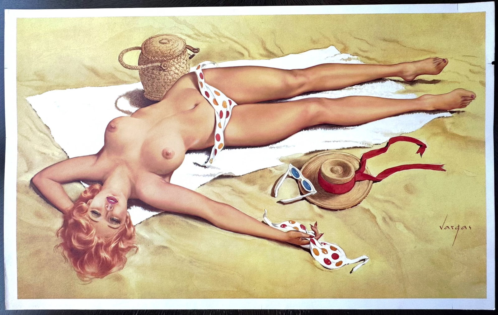 Alberto Vargas "A Playboy Portfolio" Artists proof Playboy Very Rare and is from the Vargas Estate (1 of 4)