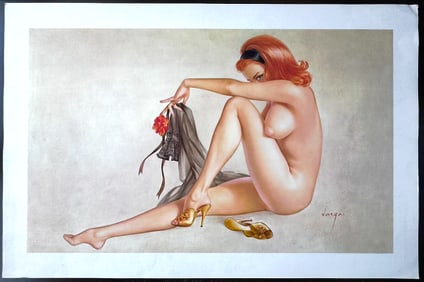 Alberto Vargas "I'm a little tired this evening" Playboy May 1963 A Playboy Portfolio