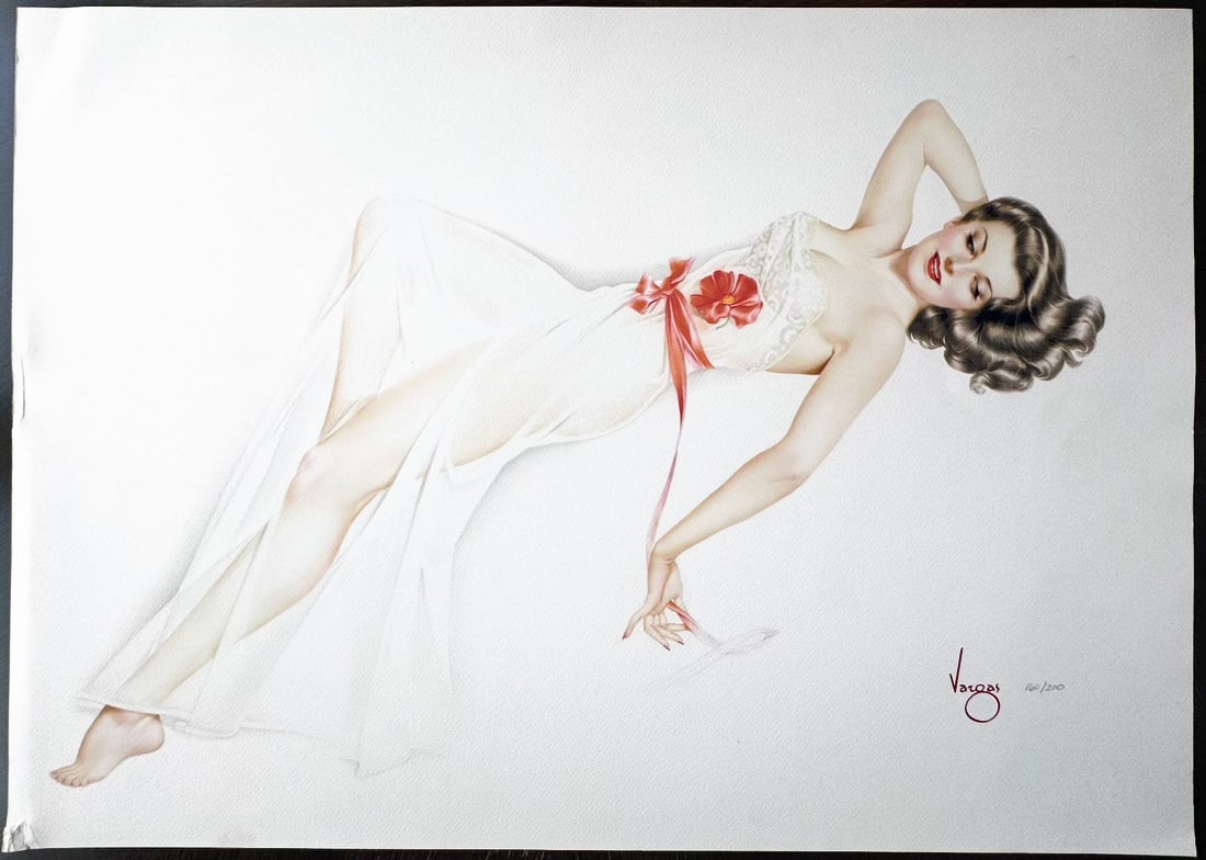Alberto Vargas "Red Ribbon" 160/200 (1 of 3)