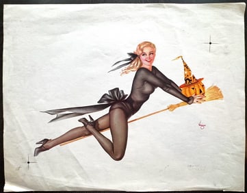 Alberto Vargas "Bewitched (Jack of Hearts)" 81 Artists Proof Before Final Publishing