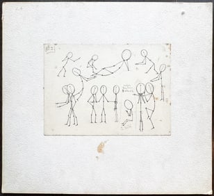 Alberto Vargas Stick Drawing