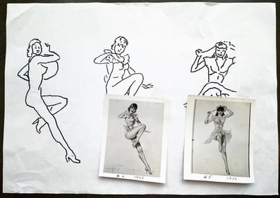 Alberto Vargas Paper with Photo's