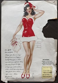 Alberto Vargas Hand written not from Joe Camperos to Alberto Vargas
