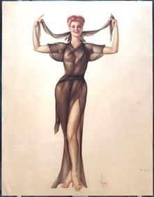 Alberto Vargas Miss Universe 1948 Very Rare