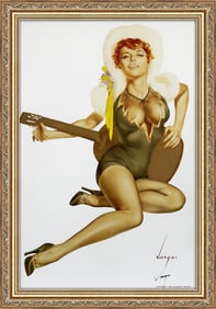 Alberto Vargas Signed "To 'King' Dosky, gratefully / Alberto"