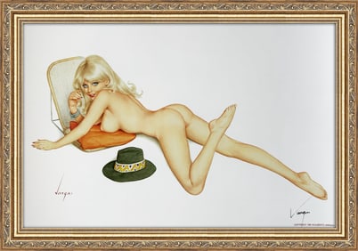 Alberto Vargas Signed Playboy March 1972