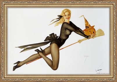 Alberto Vargas Signed Bewitched (Jack of Hearts), Playing Card 1953