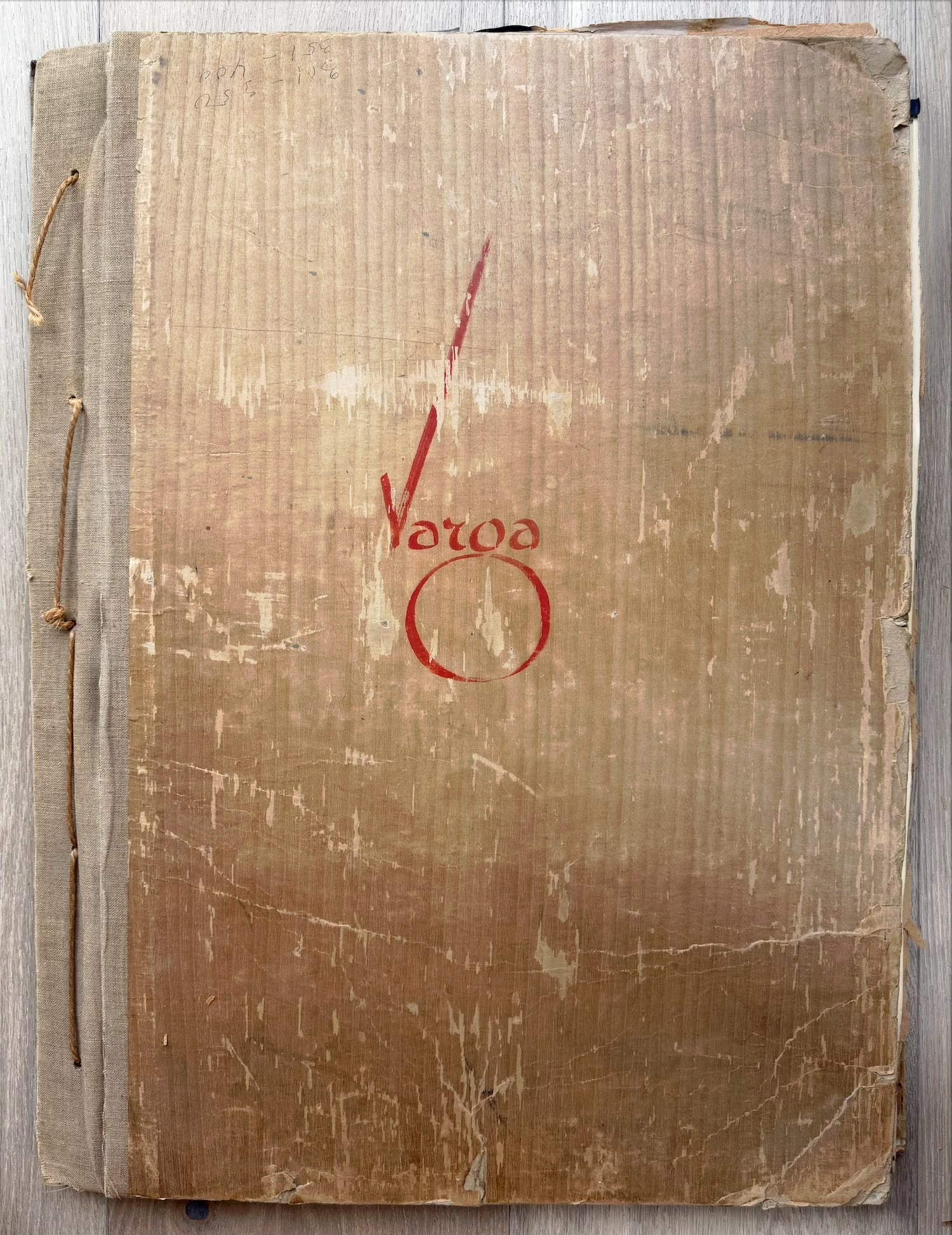 Alberto Vargas's Personal Book of news clippings from his entire lif: This is an extraordinarily rare and deeply personal artifact: Alberto Vargas's own scrapbook (or personal life documentation book), meticulously compiled by the legendary pin-up artist himself. It ser