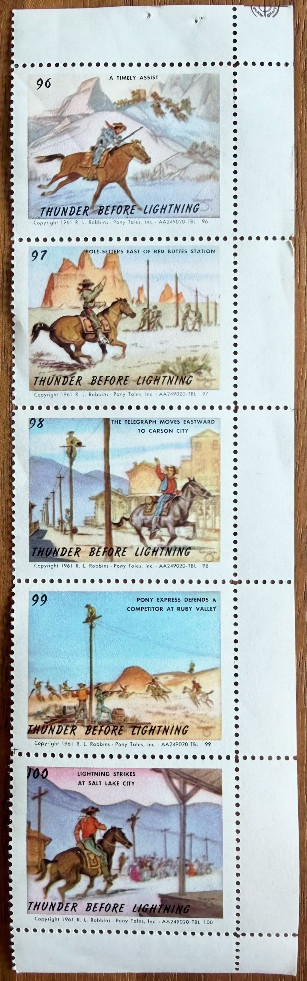 Alberto Vargas's Stamps "Thunder and Lighting": These are some old stamps Vargas had in his art collection.