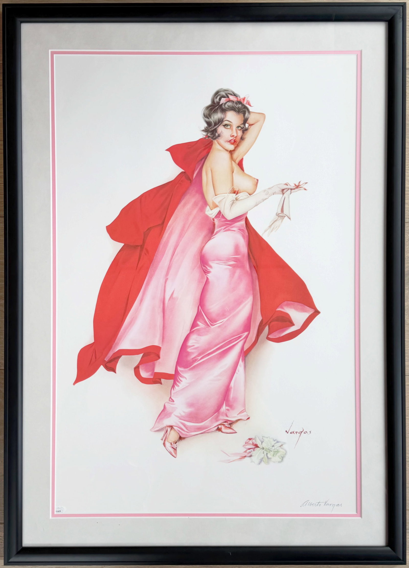 The Playboy Portfolio Signed Lithograph One Of One Edited by Alberto Vargas "Opening Night" (1 of 10)