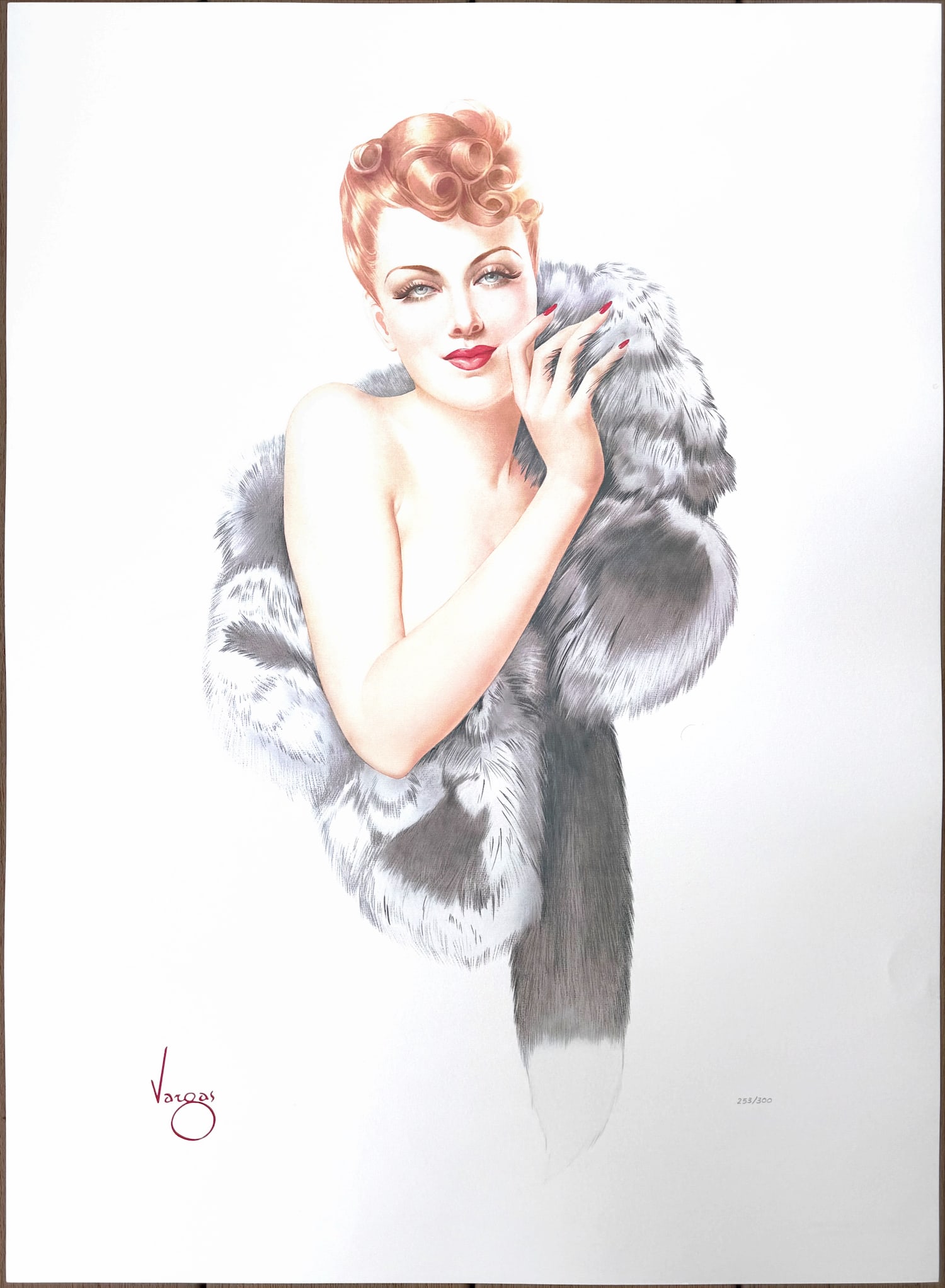 Alberto Vargas "Beauty" 1993 San Fransisco Art Exchange 252/300 (1 of 7)