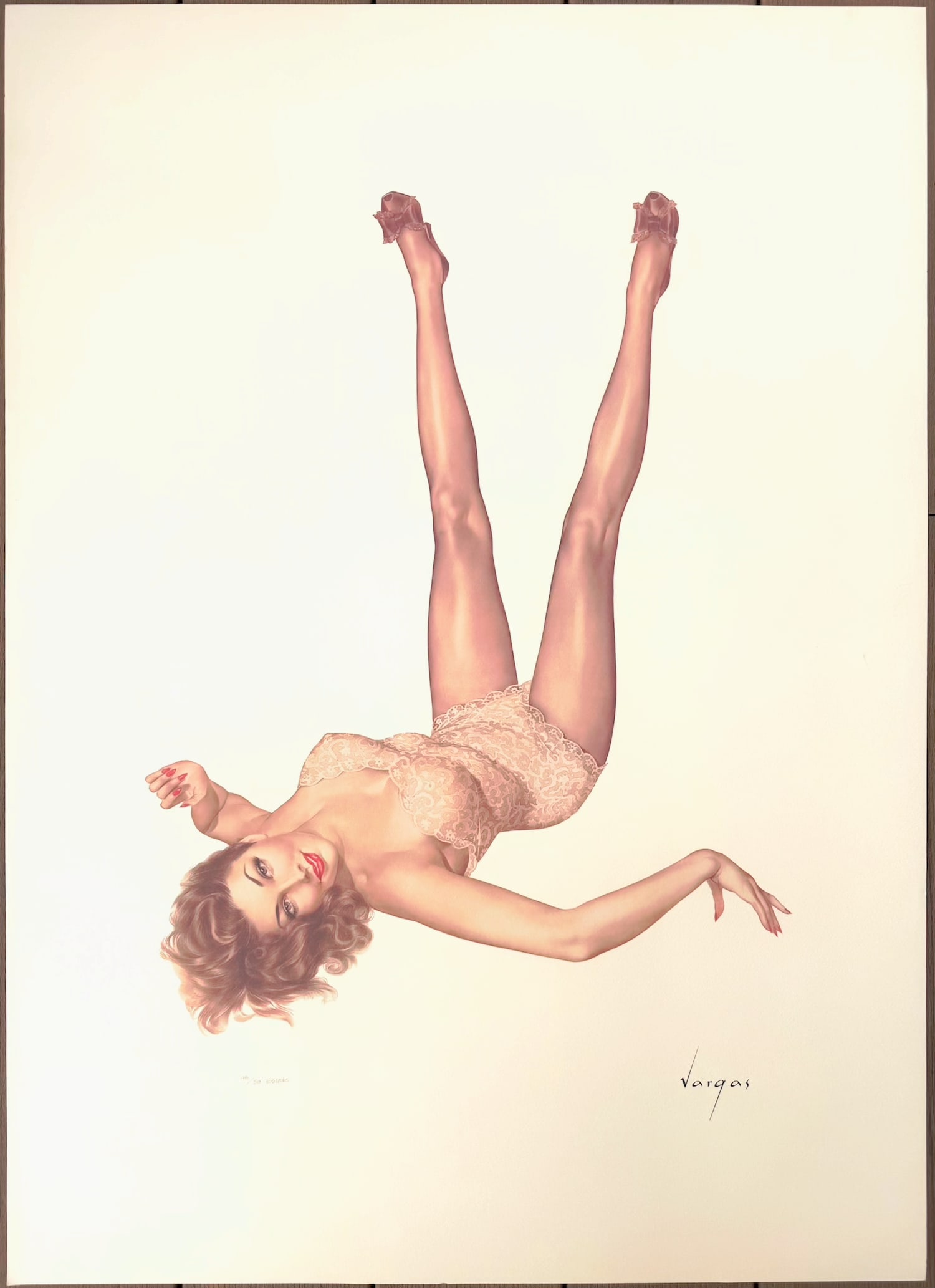 Alberto Vargas Legacy Girl 1987 48/50 Estate (1 of 6)