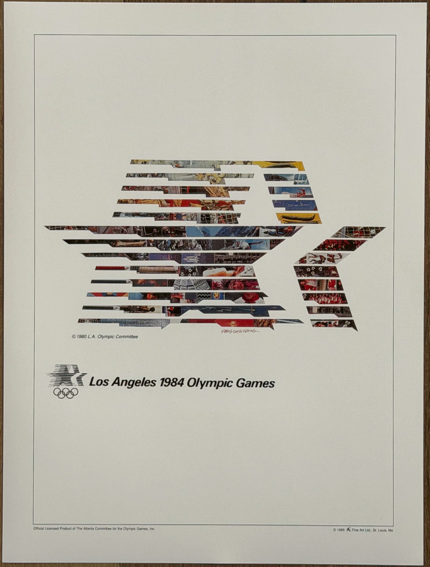 Los Angeles 1984 Olympic Games Olympic Print (1 of 2)