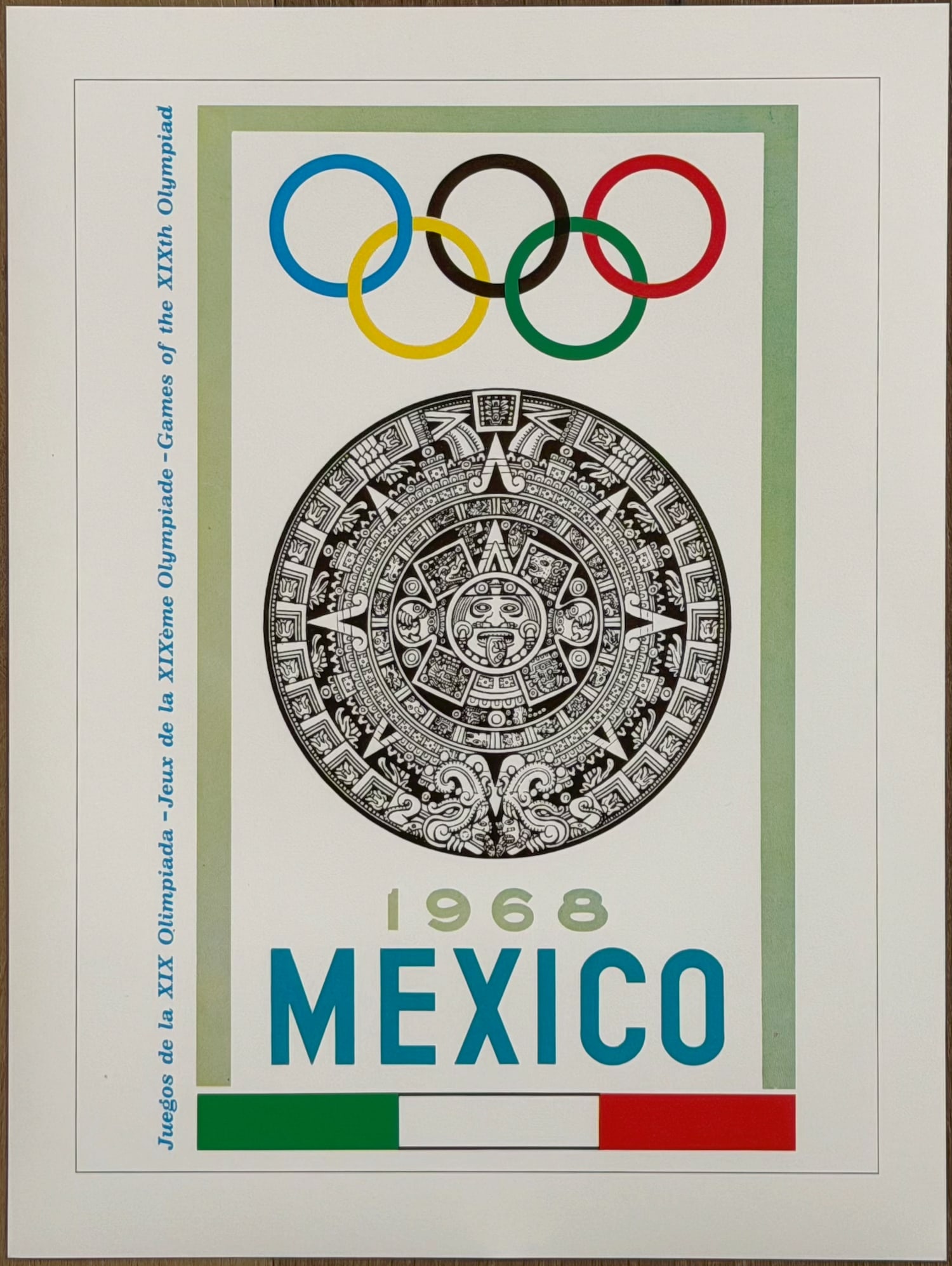 Mexico 1968 Official re-release Olympic Print (1 of 2)