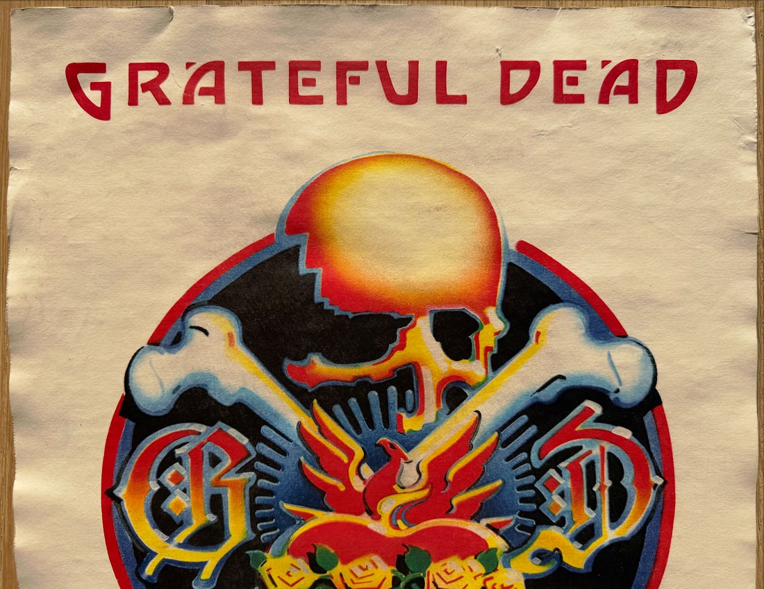 Grateful Dead Concert Promo Postevintage 1981 – Nassau Coliseum