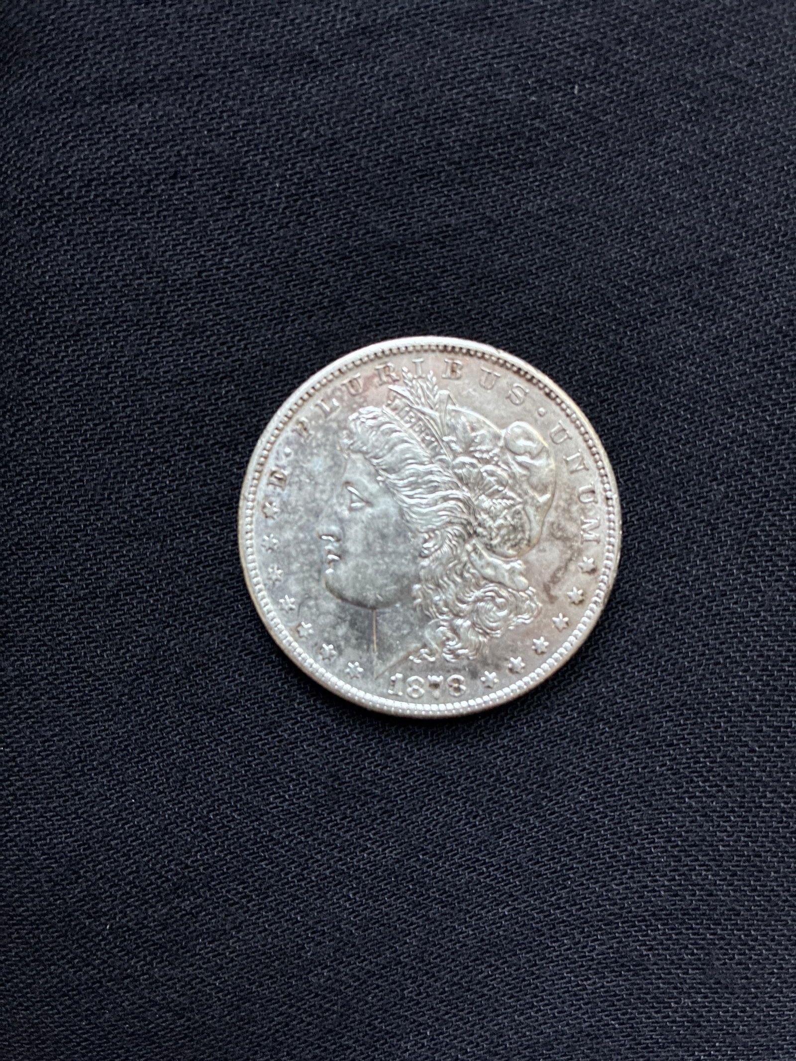 1878-S Morgan Dollar (7 tail feathers) (1 of 2)