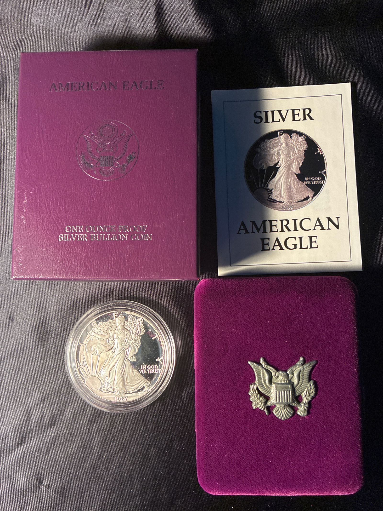 1987 Proof US Silver Eagle (1 of 4)