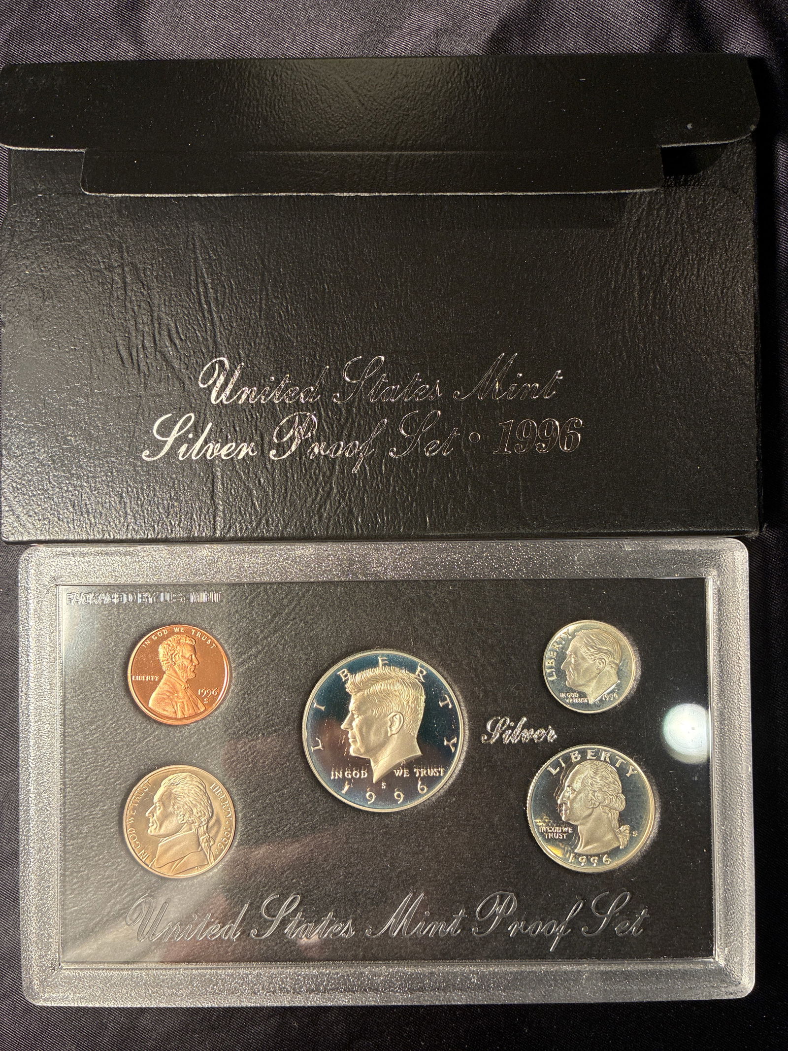 1996 US Silver Proof Set (1 of 4)