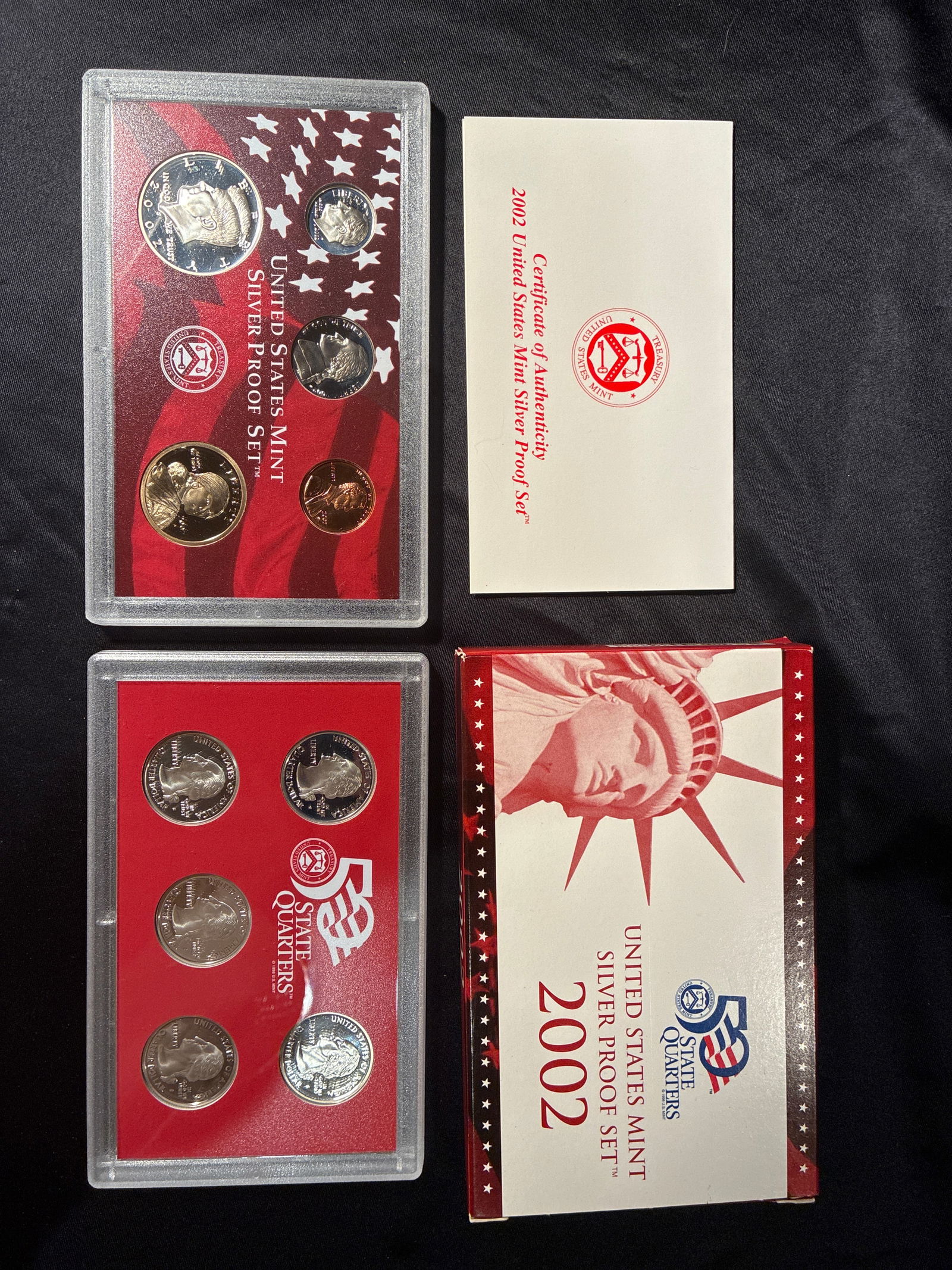 2002 US Silver Proof Set (1 of 7)