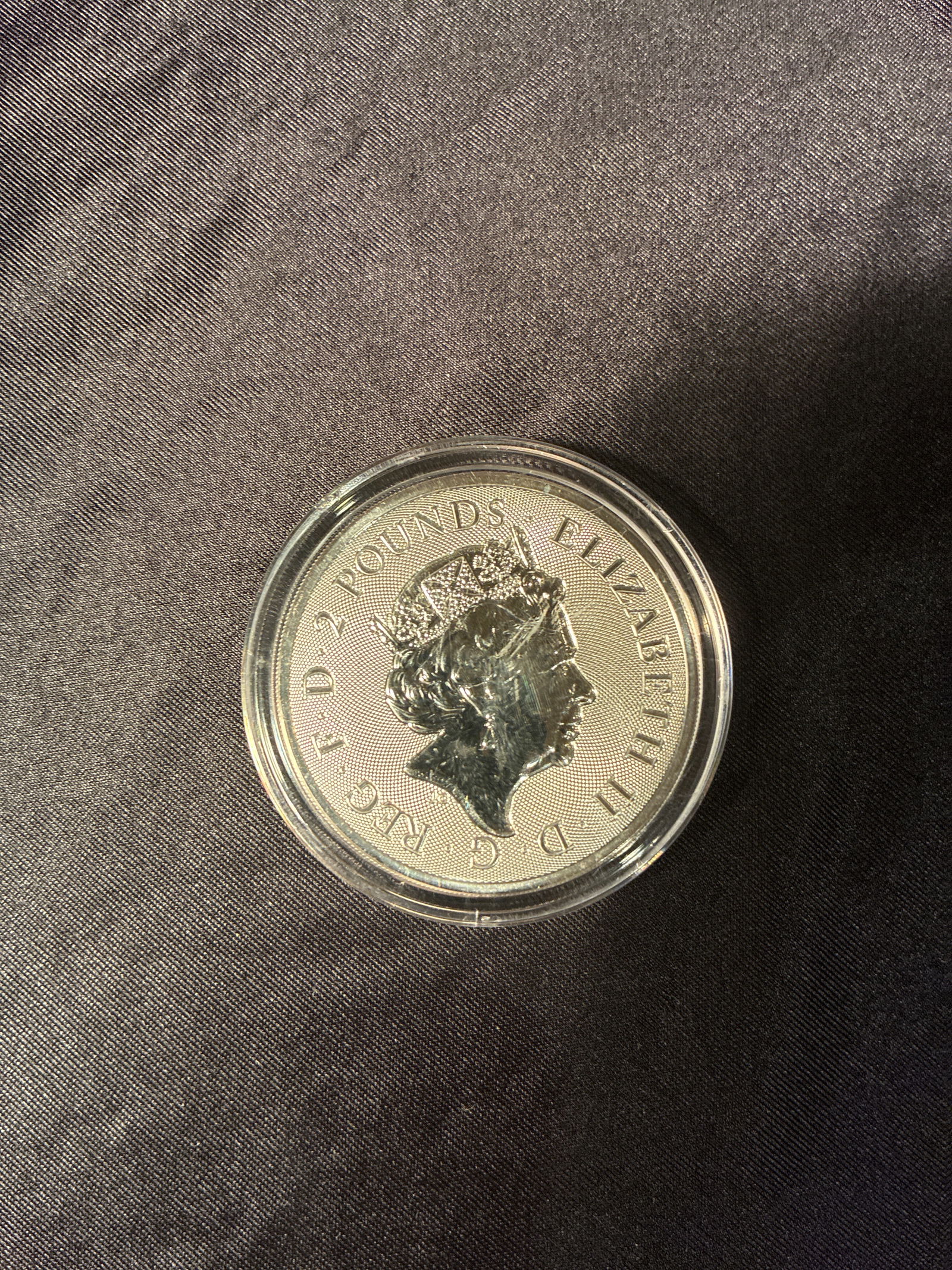 2019 Great Britian 2 Pounds - Silver 1 ounce .999 fine (1 of 4)