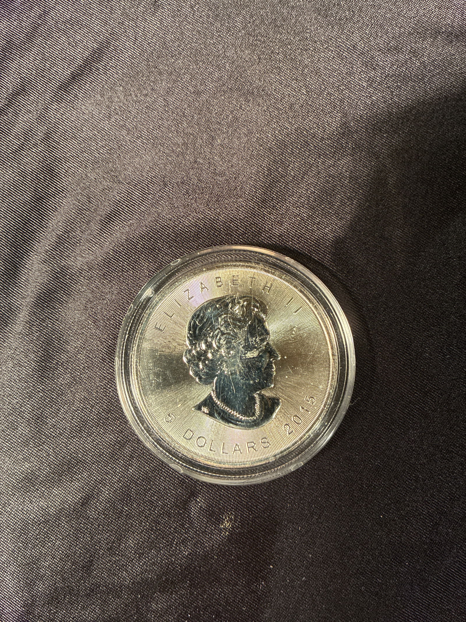 2015 Canadian 5 Dollar Maple - Silver 1 ounce .999 fine (1 of 4)