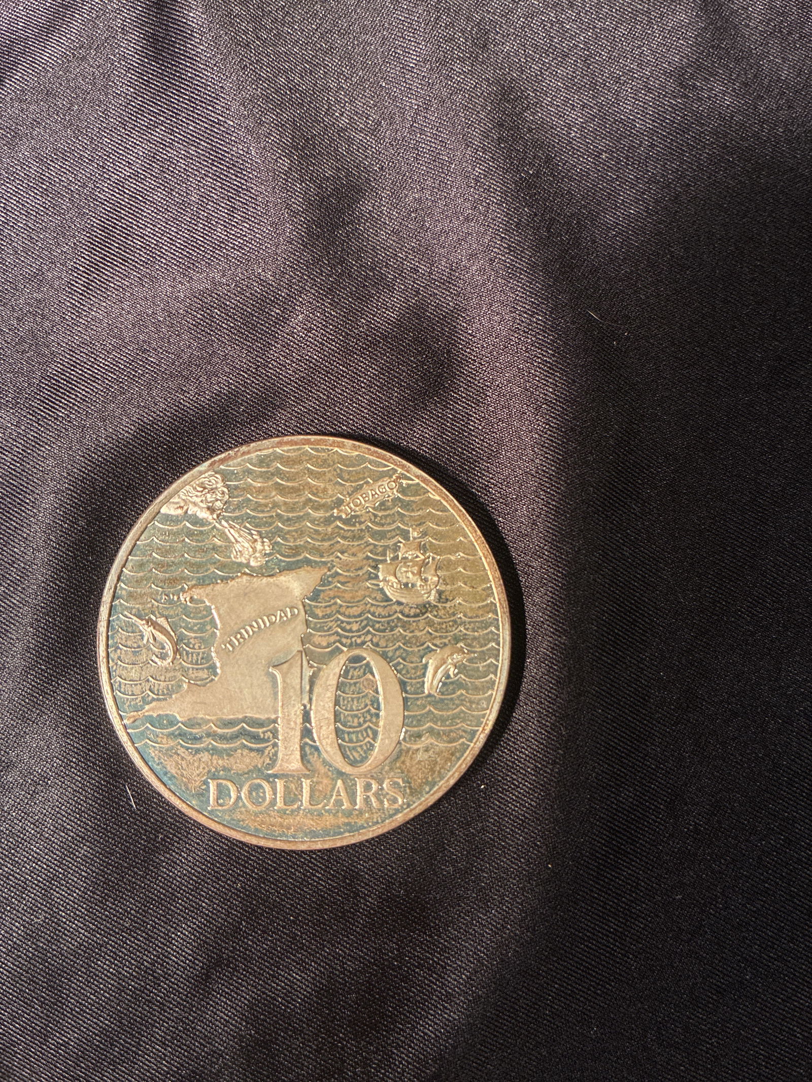 1972 Trinidad & Tobago 10 Dollars – .925 Sterling Silver (1 of 2)