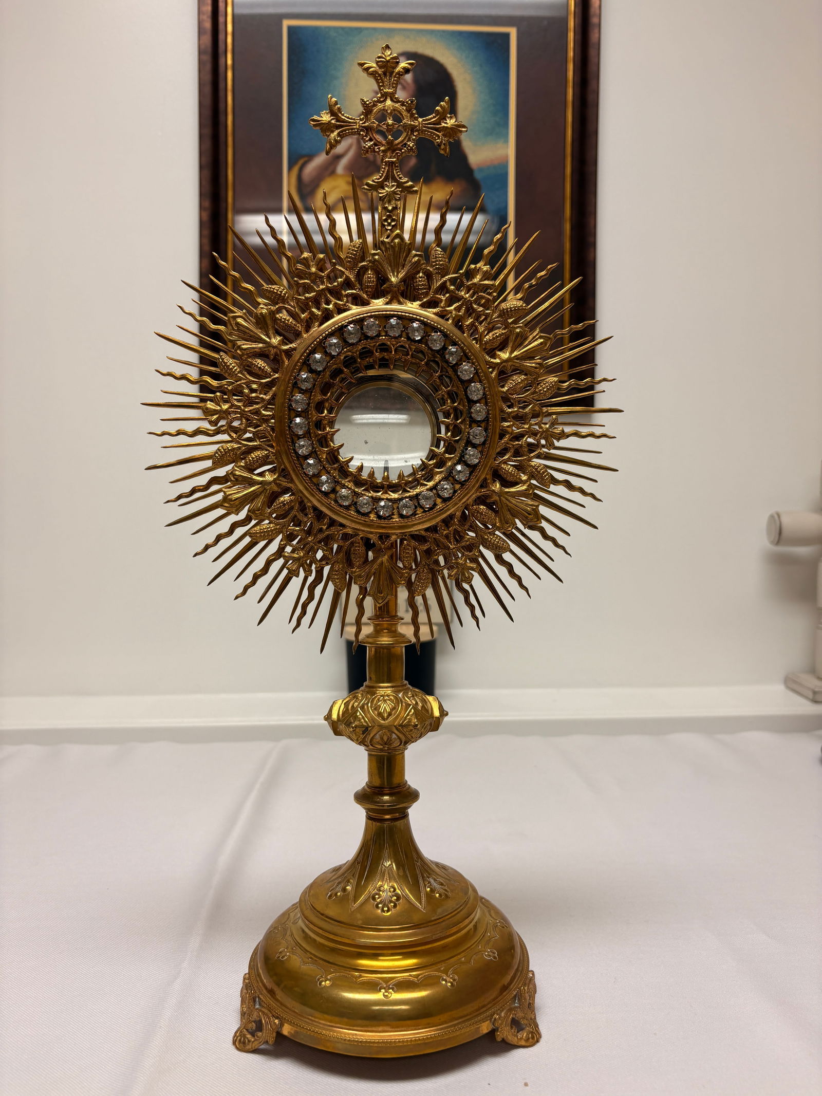 French Gilt Bronze Monstrance (1 of 6)