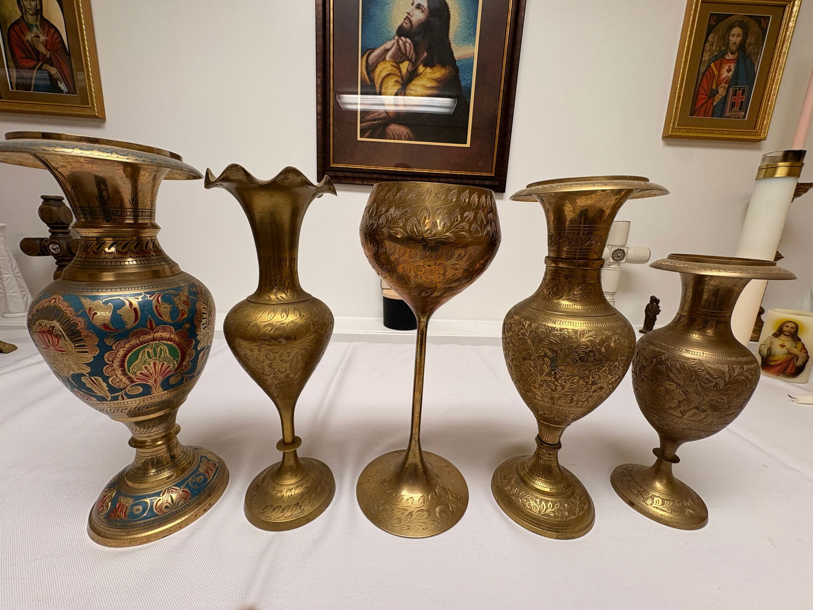 Group of 5 Vintage Vases and cup (1 of 5)