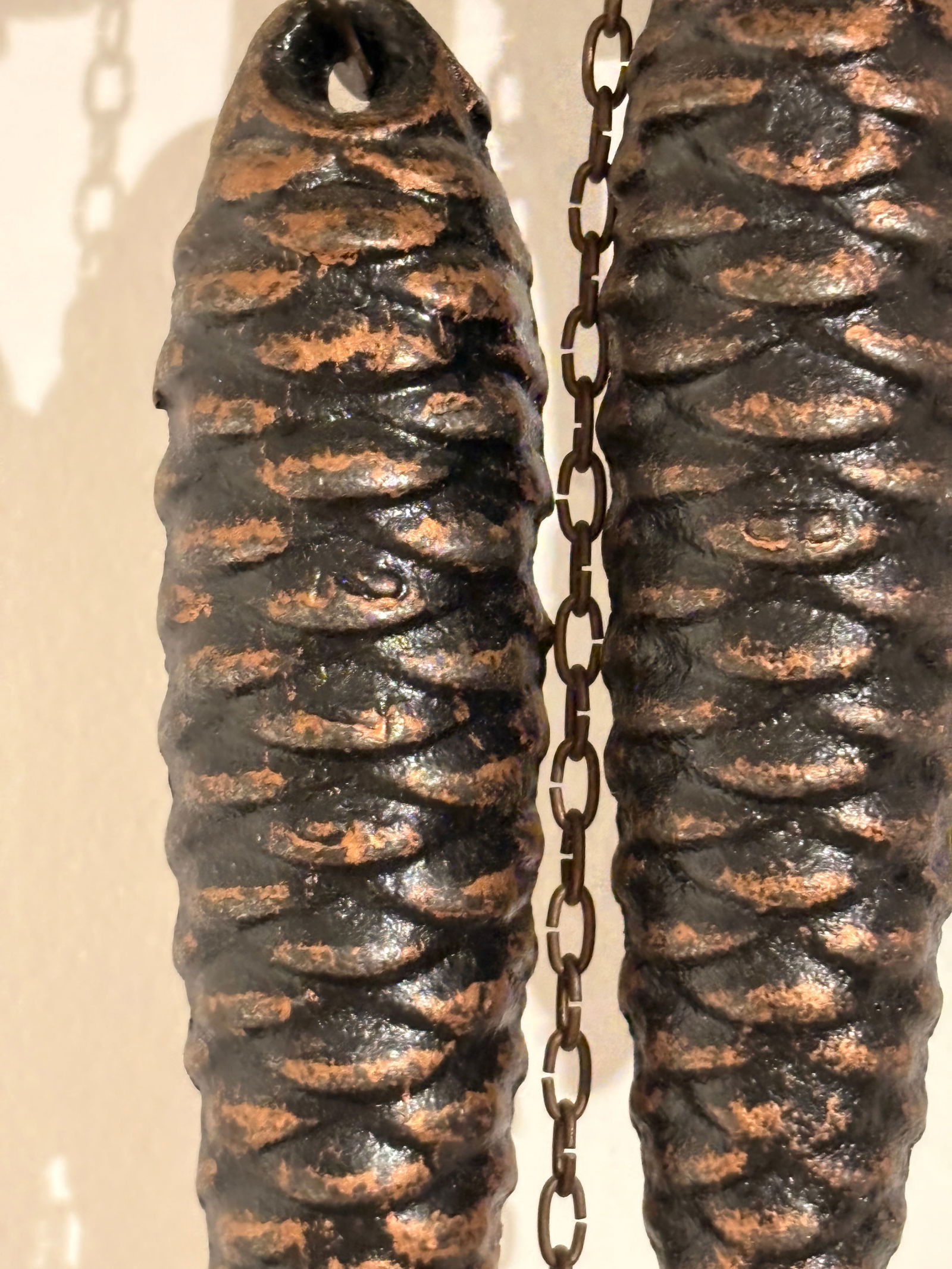 Vintage German Cuckoo Wall Clock – Hand-Carved, Pinecone Weights - 3