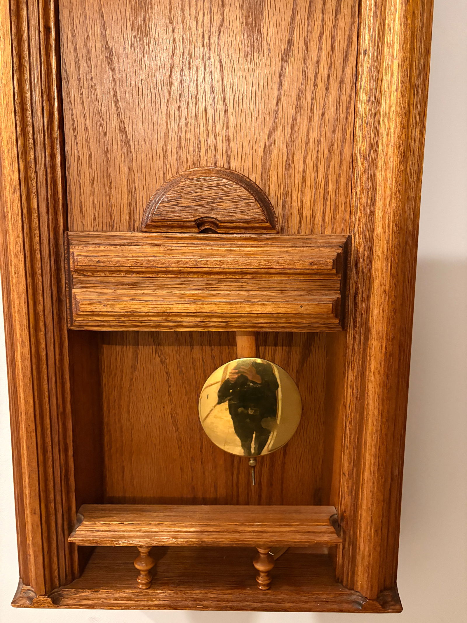 Elegant wooden wall clock - 3