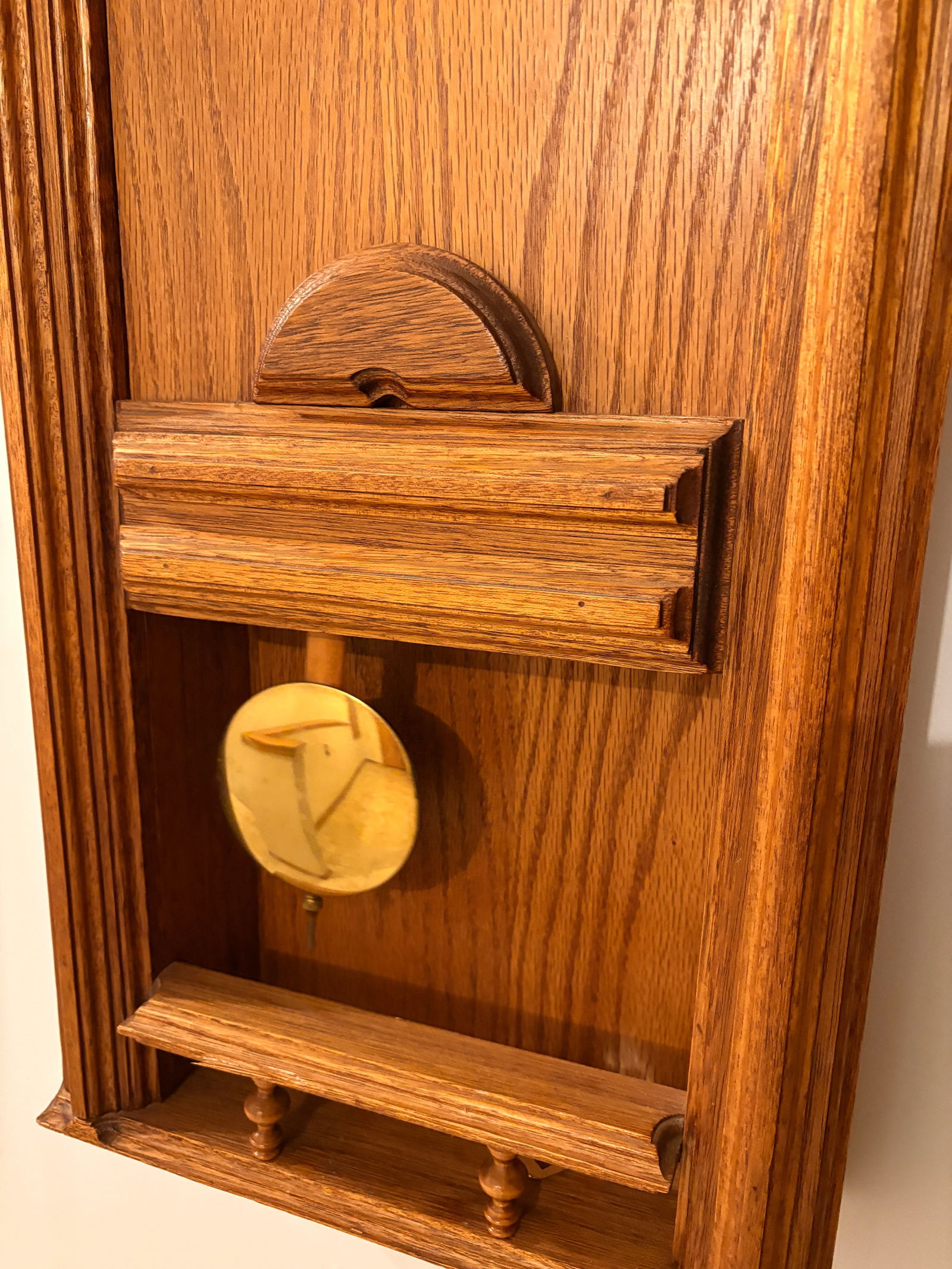 Elegant wooden wall clock - 4