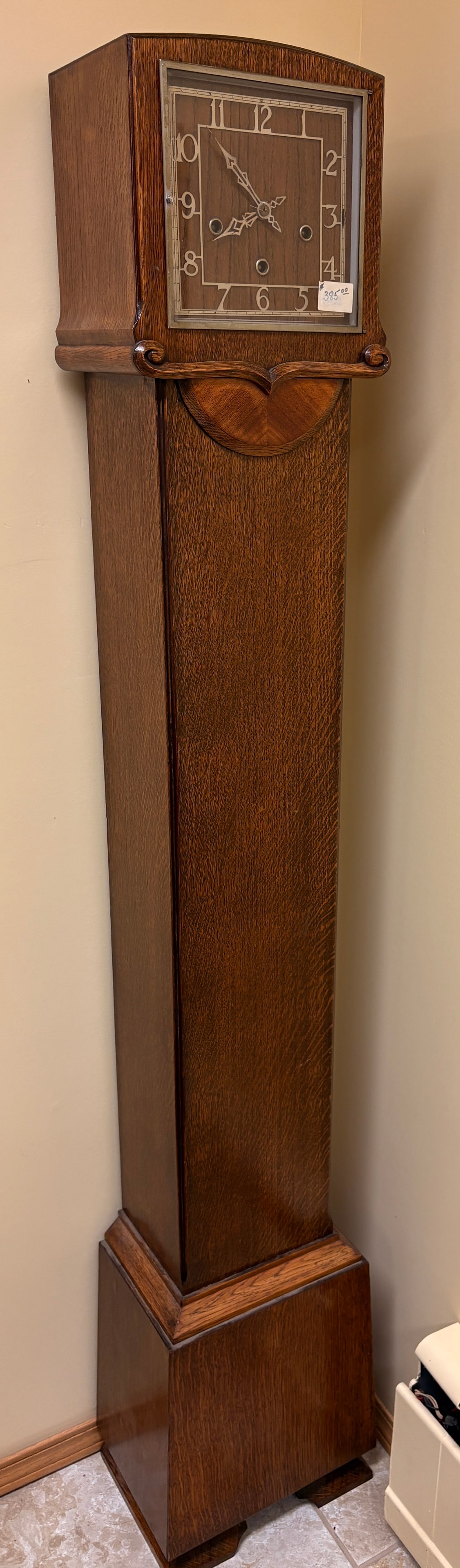 McDonald’s of Glasgow Oak Longcase Clock, Enfield Movement (1 of 5)