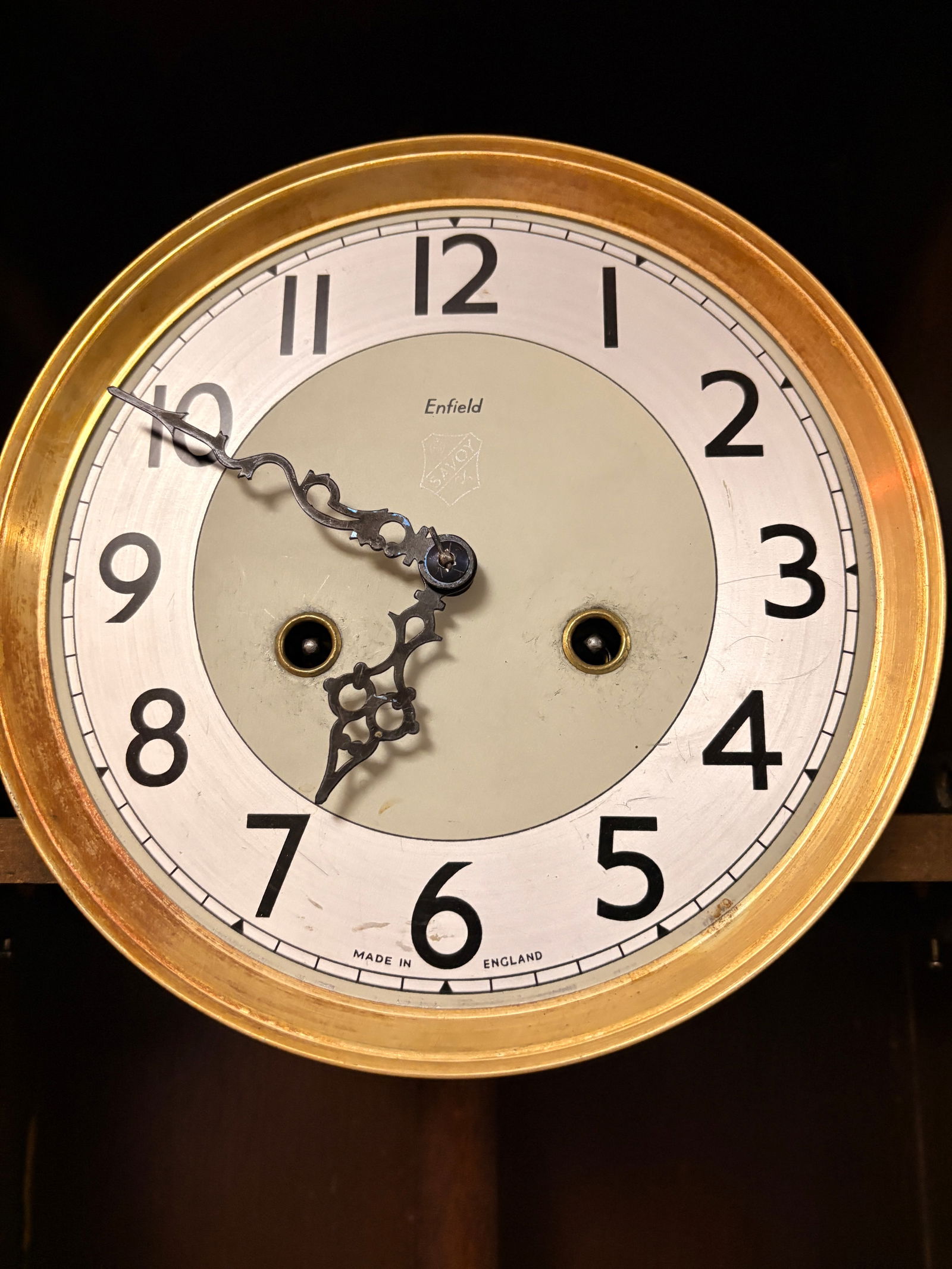 German Wall Regulator Clock, Enfield - 2