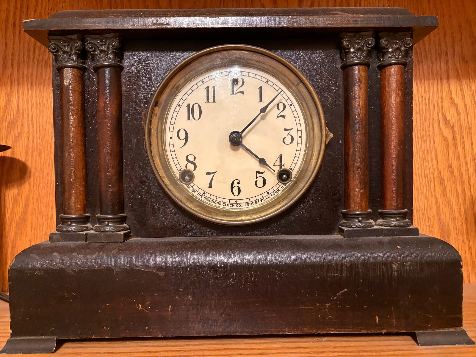 American Neoclassical Mantel Clock (Sessions Clock Co.) (1 of 4)
