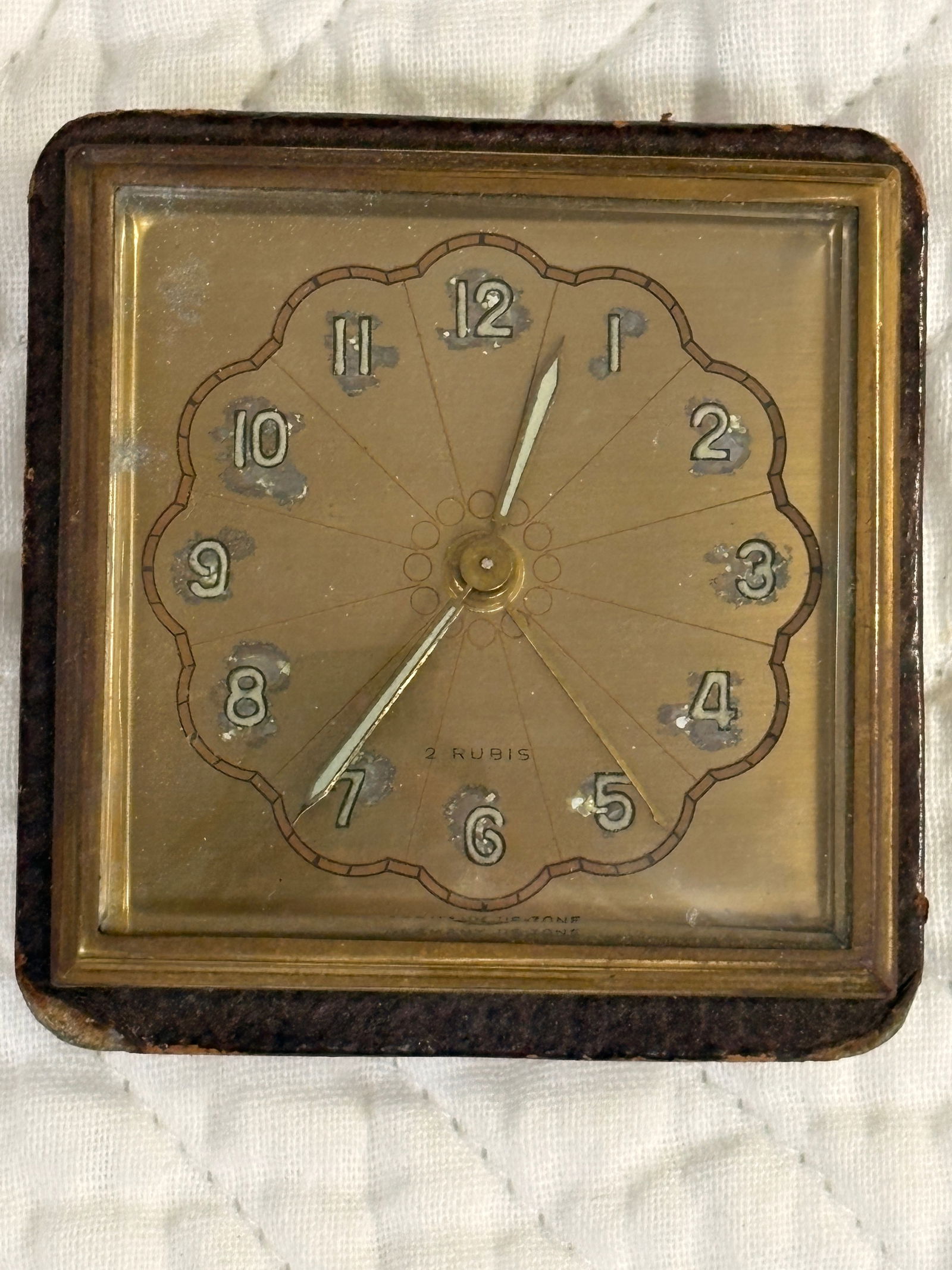 Vintage French Alarm Clock – 2 Rubis Movement (1 of 3)
