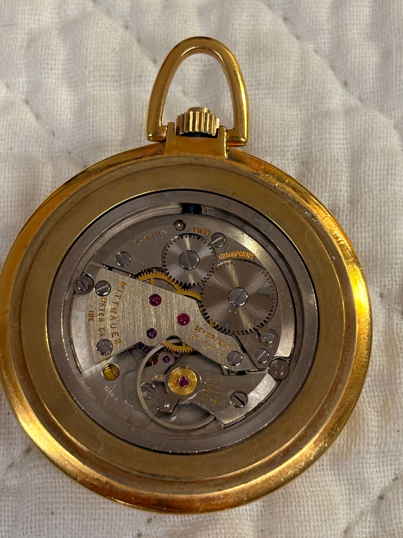 Witnauer “Silhouette” Swiss Pocket Watch, Date Display (1 of 4)