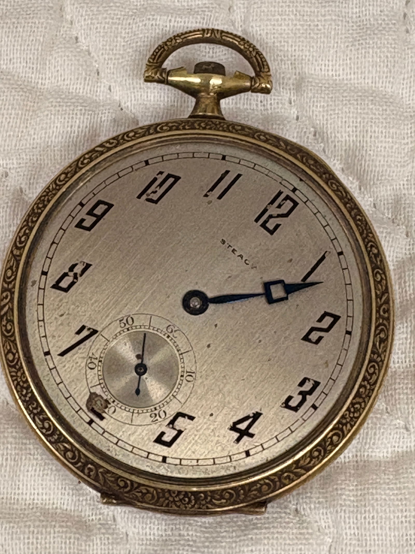 Vintage “STEACY” Pocket Watch, 15 Jewels, Gold-Filled Case (1 of 3)