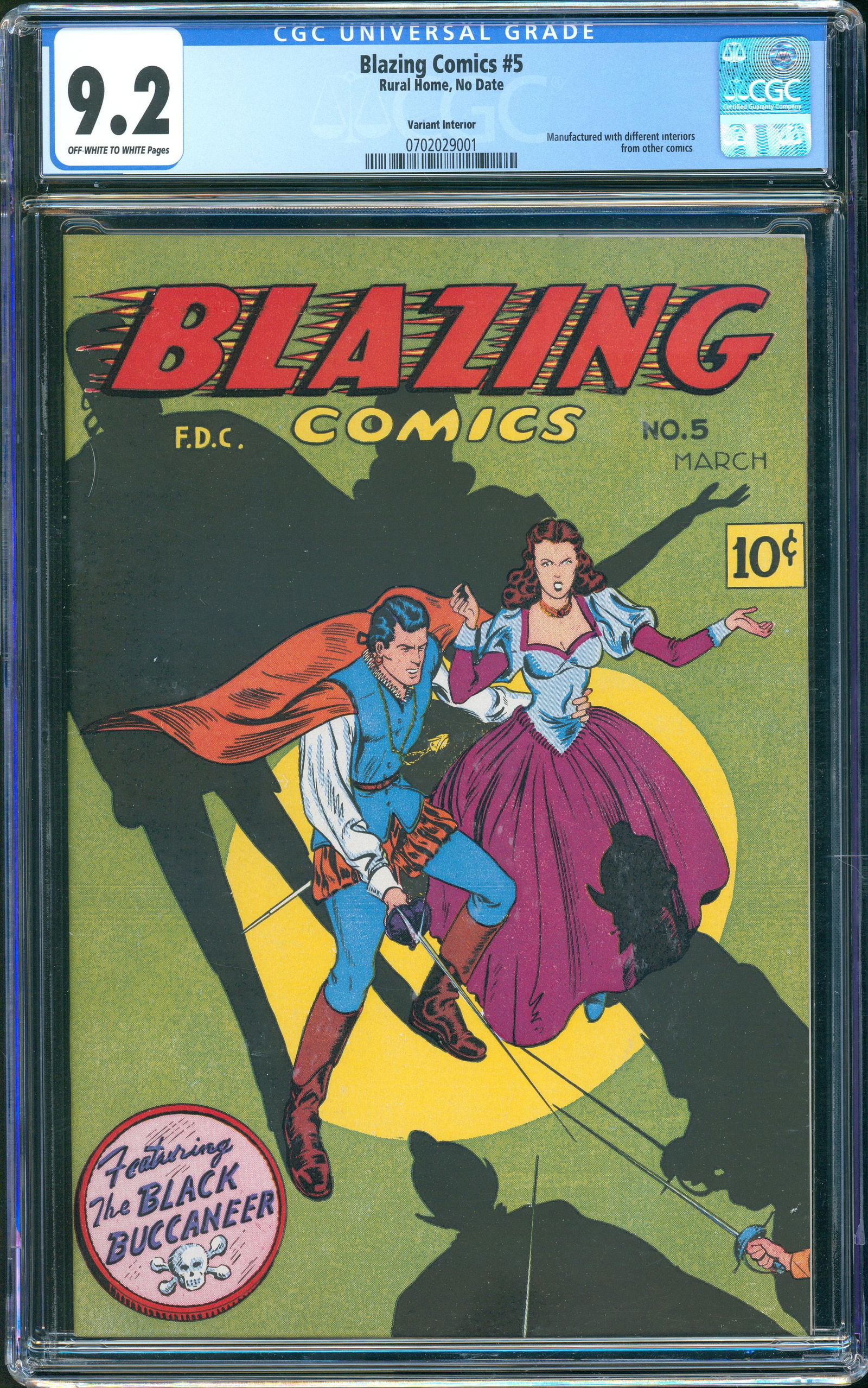 Blazing Comics #5 (Rural Home) (1 of 1)