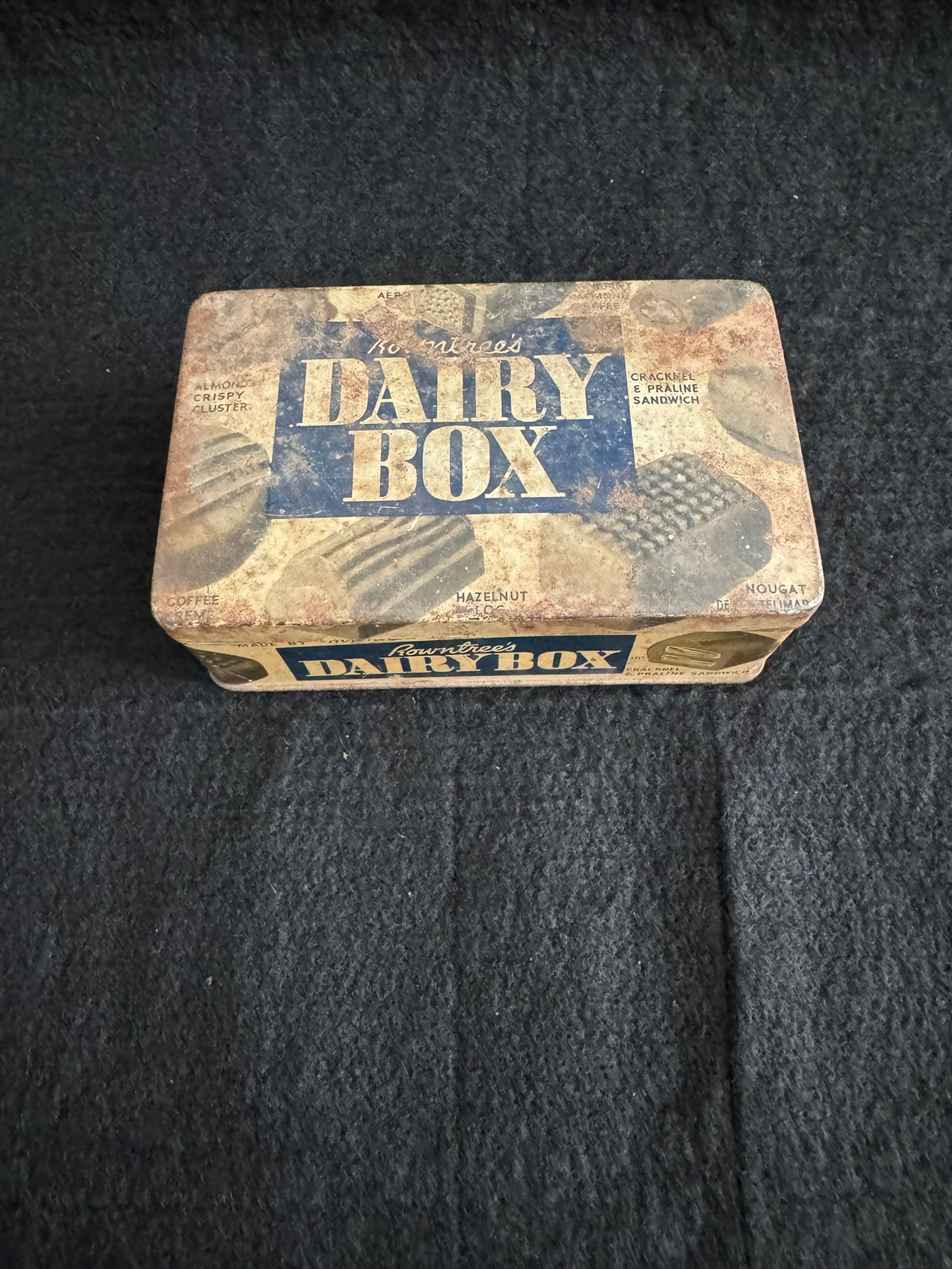 Vintage Rowntree’s Dairy Box Candy Tin – York, England (1 of 2)