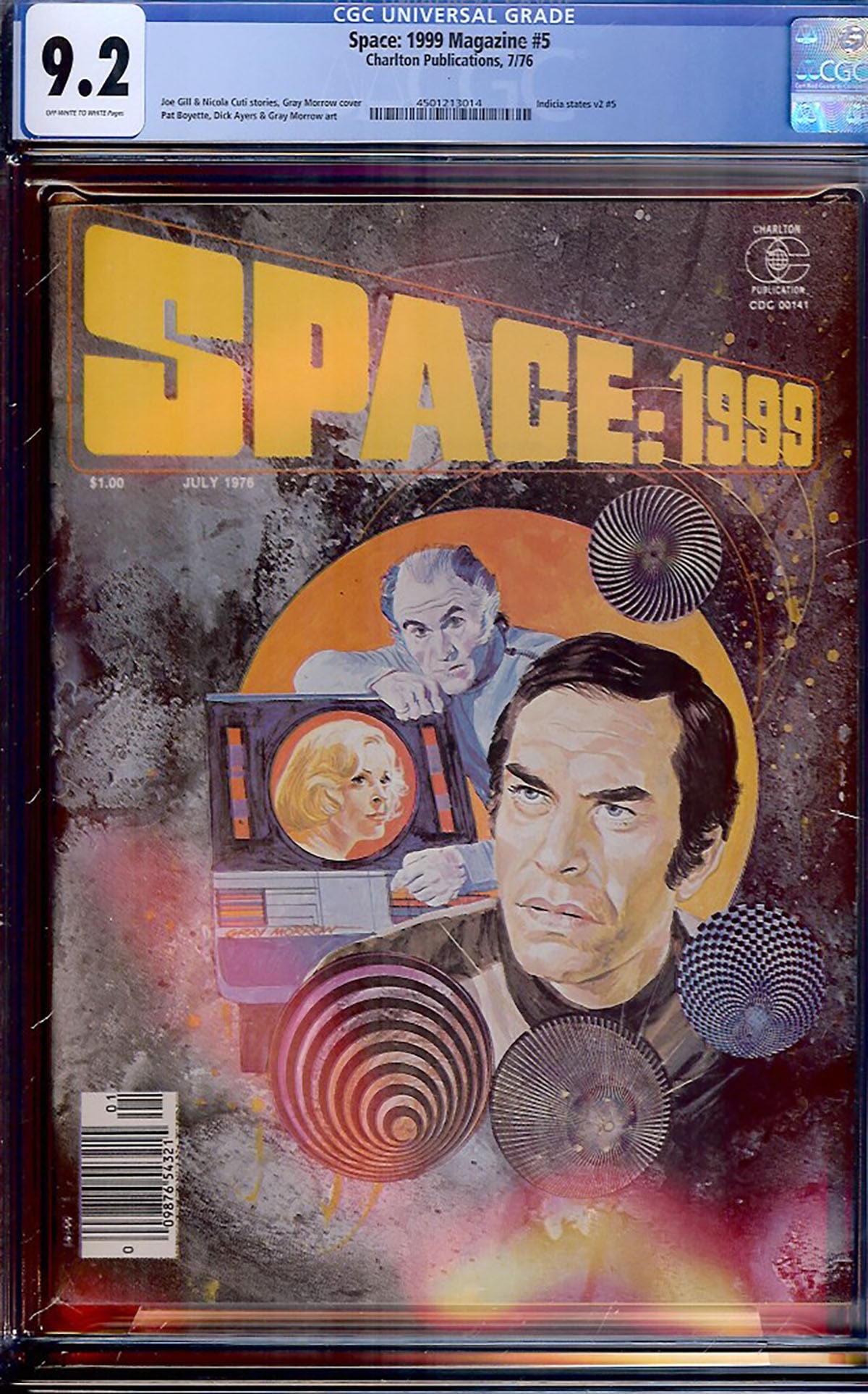 Space: 1999 Magazine #5 (Year Zero, 1976) CGC graded 9.2 Near Mint- with Off-White to White (1 of 1)
