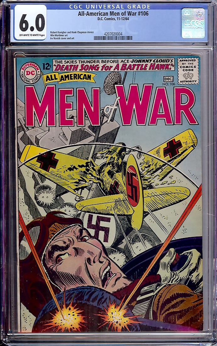 All-American Men of War #106 (DC Comics, December 1964) CGC 6.0 This listing features (1 of 1)