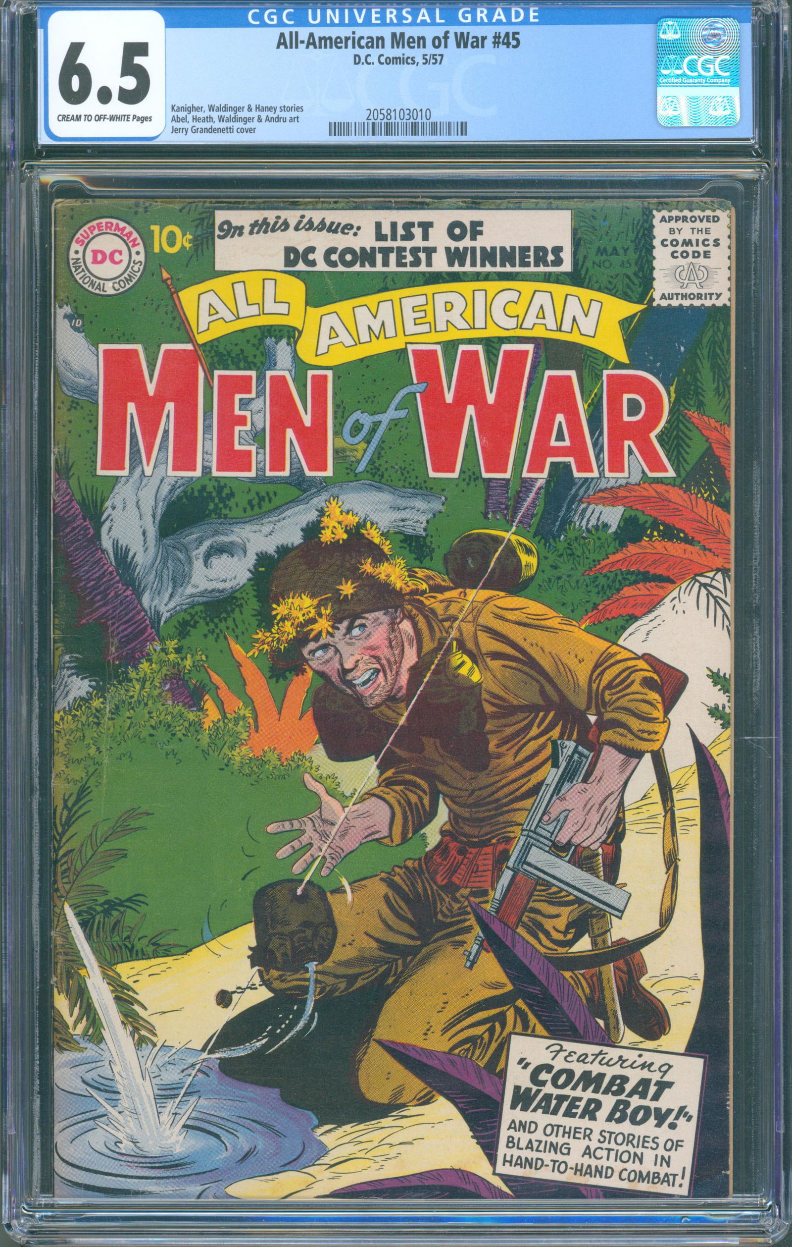 All-American Men of War #45 (DC Comics, May 1957) CGC 6.5 This listing features a Silver Age DC (1 of 1)