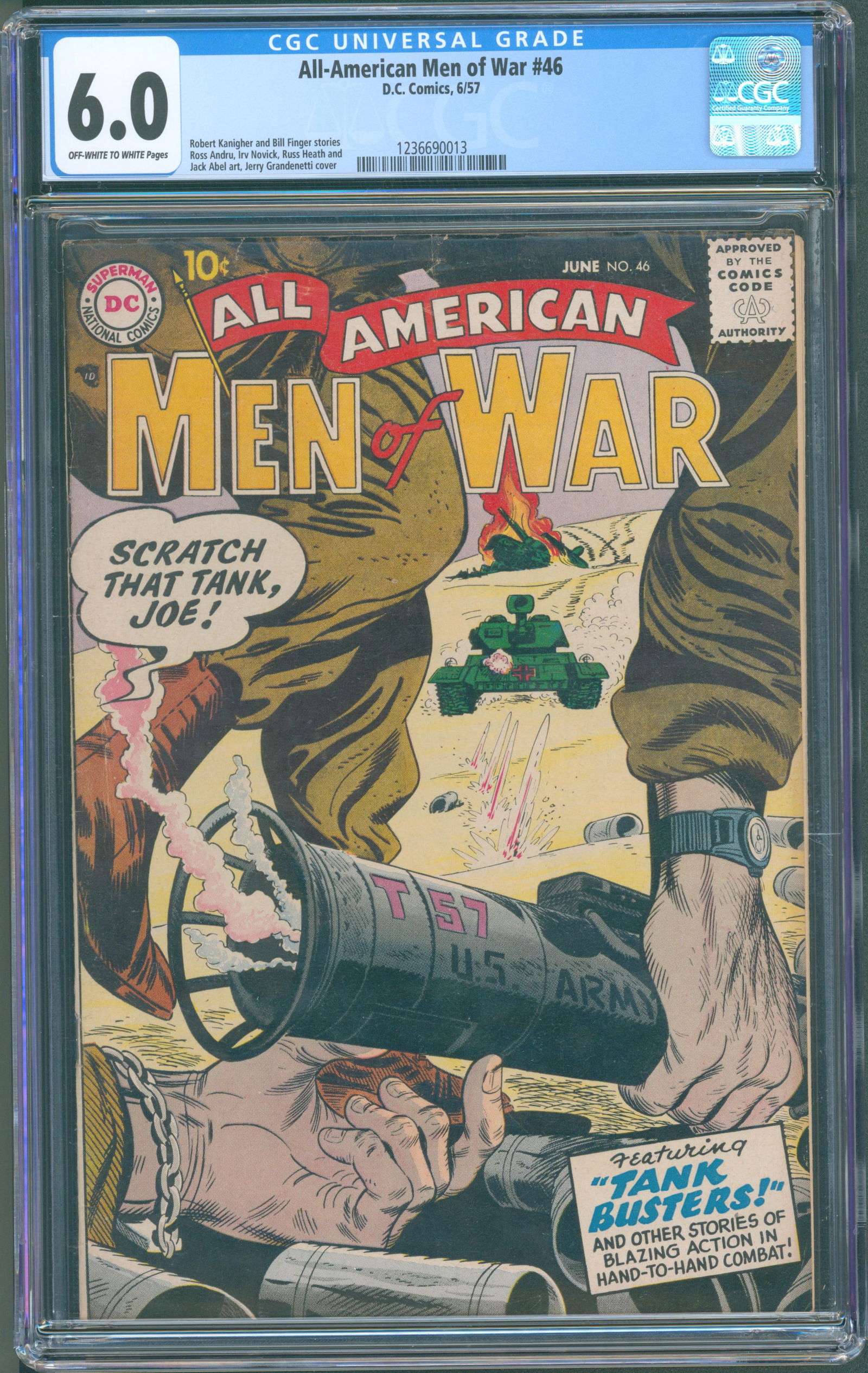 All-American Men of War #46 (DC Comics, June 1957) CGC 6.0 This listing features a Silver Age DC (1 of 1)