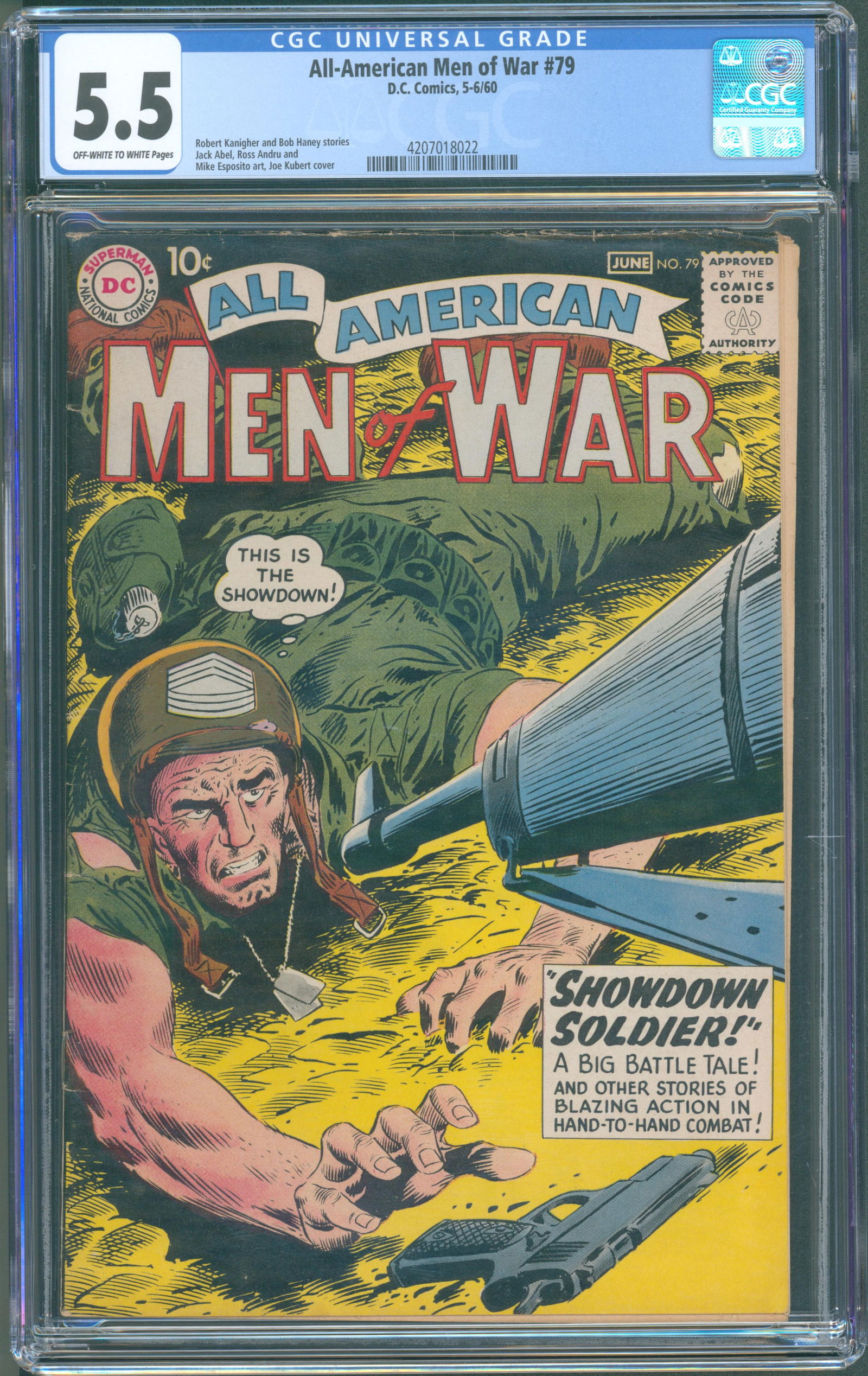 All-American Men of War #79 (DC Comics, June 1960) CGC 5.5 This listing features All-American (1 of 1)
