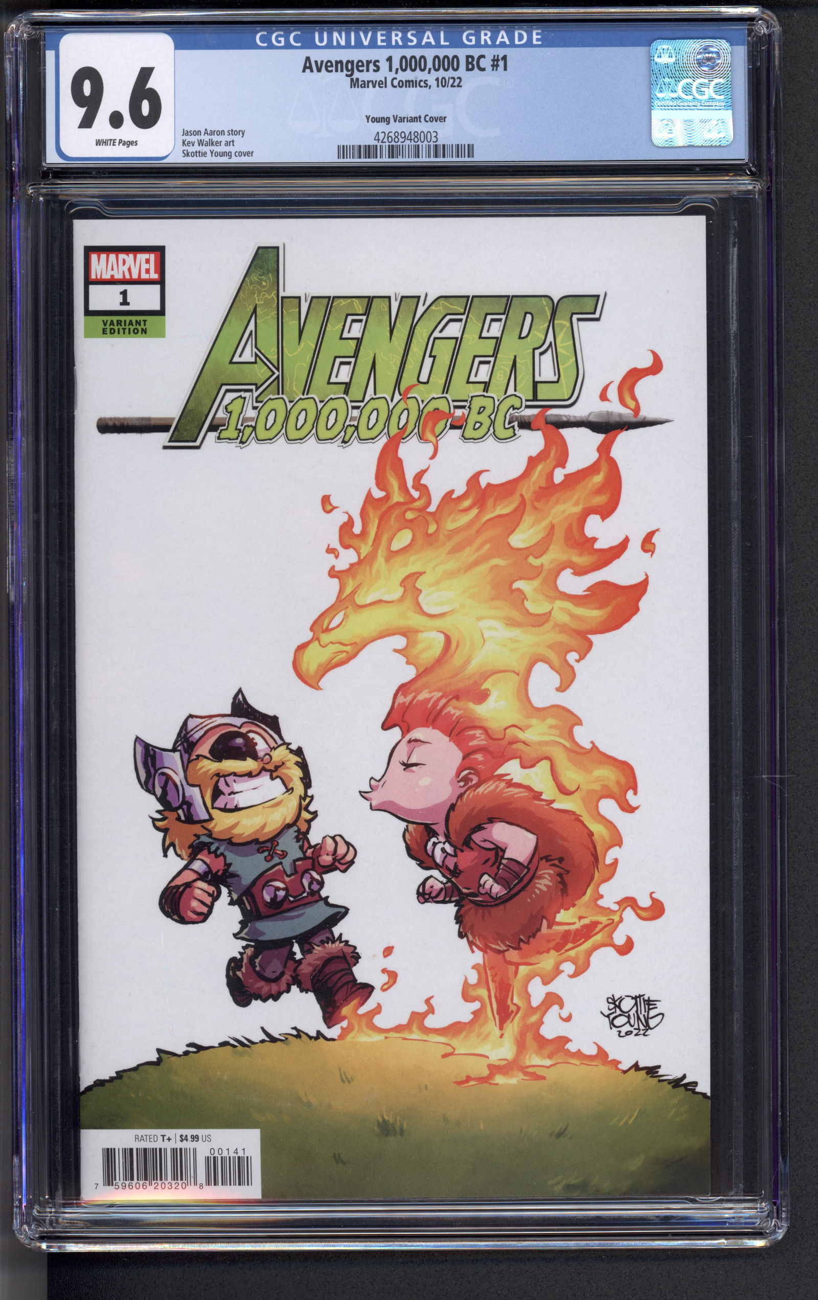 Avengers 1,000,000 BC #1 (Marvel, 2022) CGC 9.6 Rare collectible with strong visual appeal and (1 of 1)