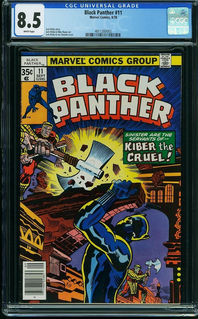 Black Panther #11 (Marvel Comics, September 1978) CGC 8.5 (White Pages) Sinister forces rise in (1 of 1)